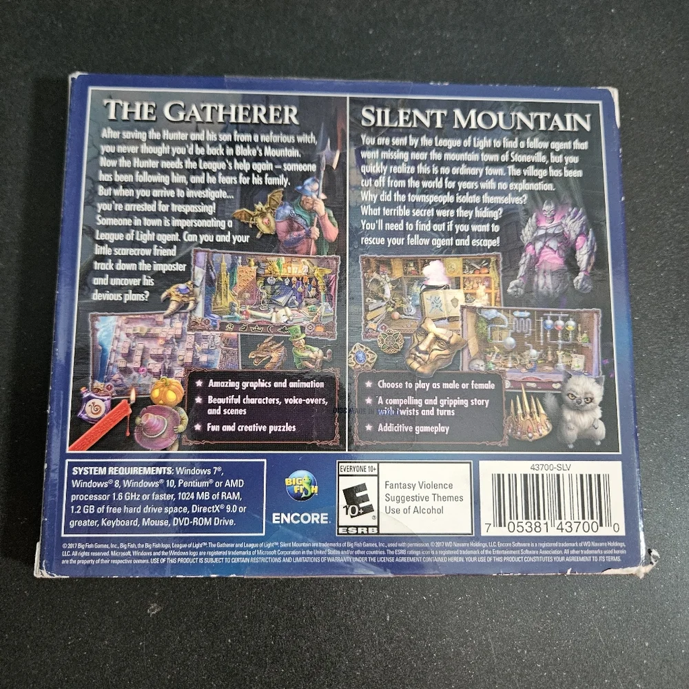 2 Big Fish PC 2 Game Packs, League of Light & Mystery Trackers